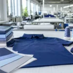 A clean visual for the first section showing the core materials and production inputs that shape golf polo pricing. It matches the article’s focus on how factory costs are built.