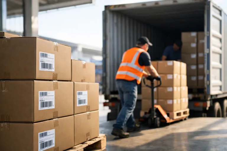 Import Clothing From China 6 A well-managed warehouse prepares finished apparel for international shipment, highlighting the final stage of the full-package supply chain.