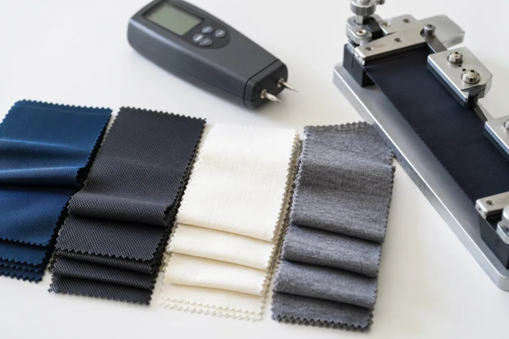 What’s the Top Fabric for Gym Clothing? A Complete Practical Guide for Brands 2 performance testing gym fabrics