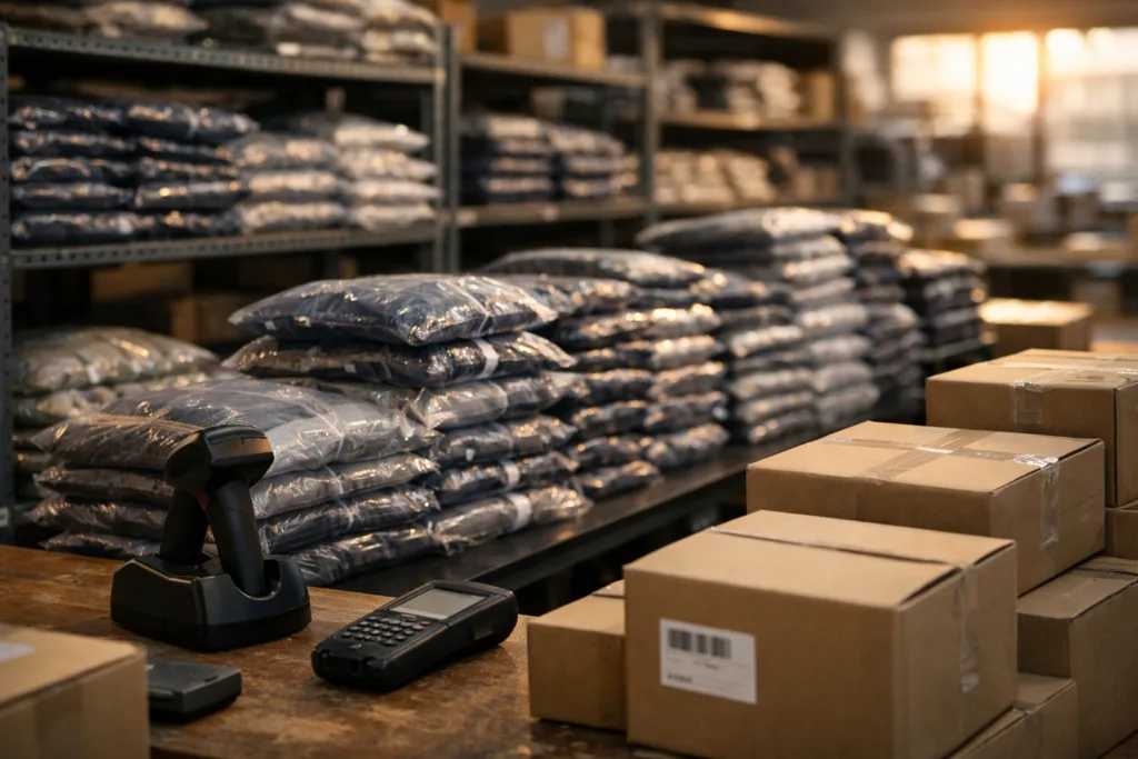 How Brands Can Navigate Private Label Gym Clothing Manufacturing: An Essential Step-by-Step Guide 3 private label gym clothing manufacturer shipping area