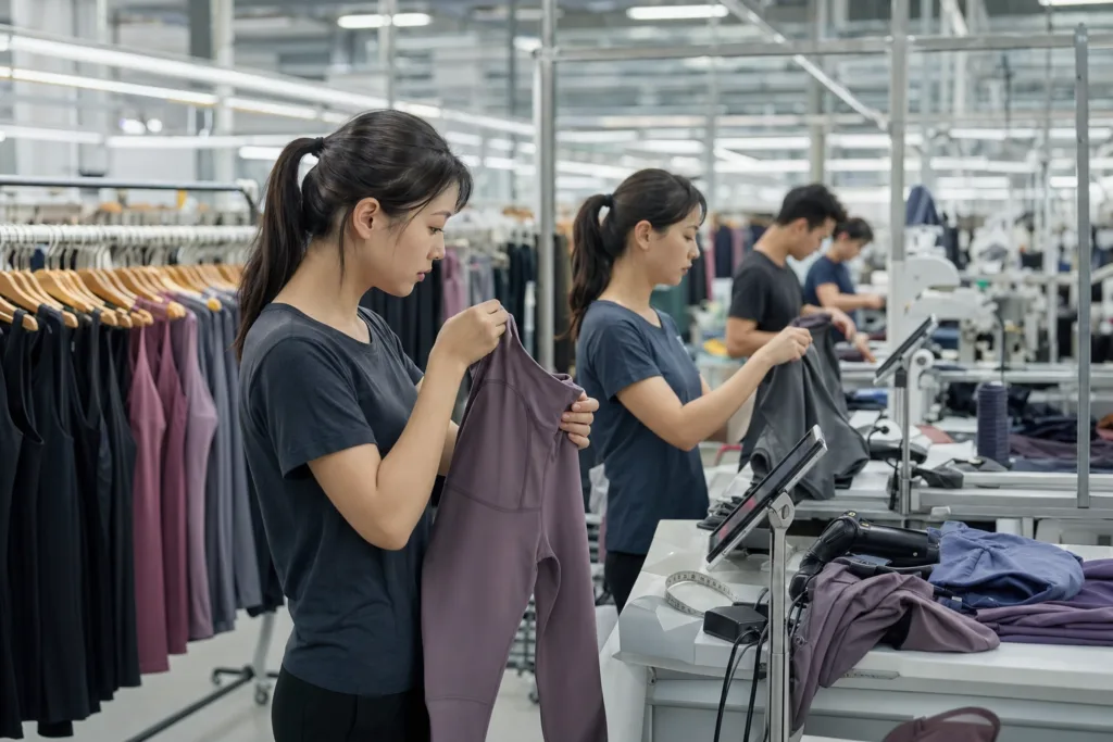 Comprehensive Quality Audits: Gym Clothing Manufacturing Essentials 1 quality control gym clothing inspection