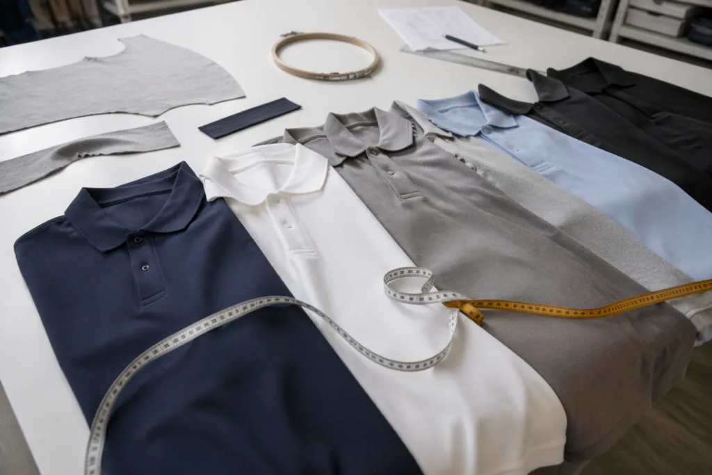 When Buyers Prefer 100% Cotton Polo Shirts With Pocket 2 sampling decoration planning
