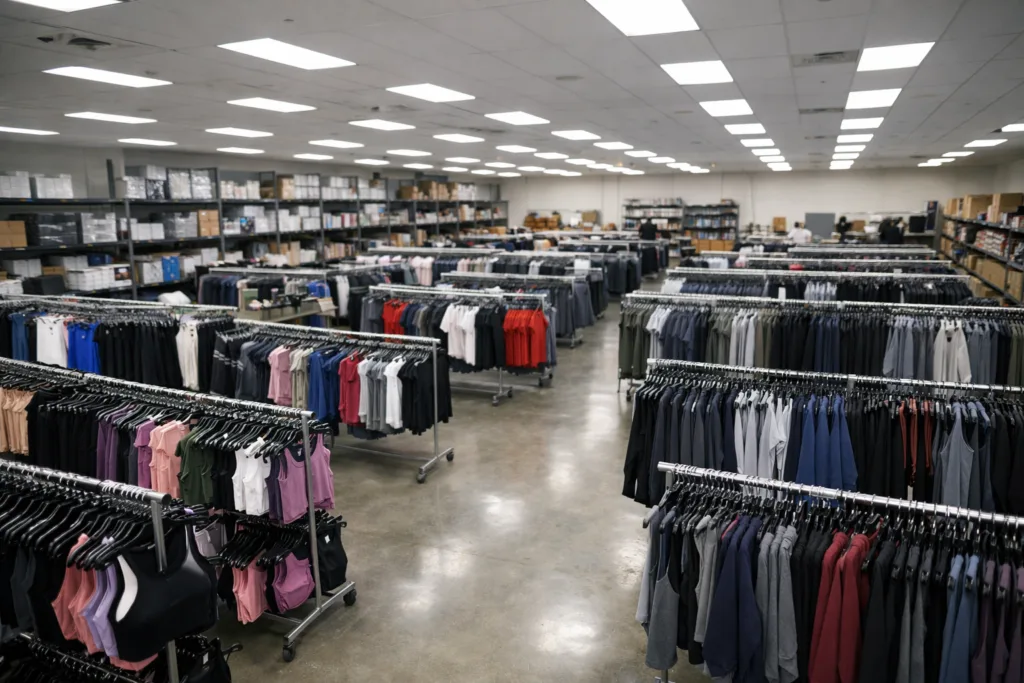 Bulk Activewear Buying: How to Evaluate Wholesale Gym Apparel Suppliers for Quality, Stock & Growth 1 wholesale gym apparel suppliers warehouse