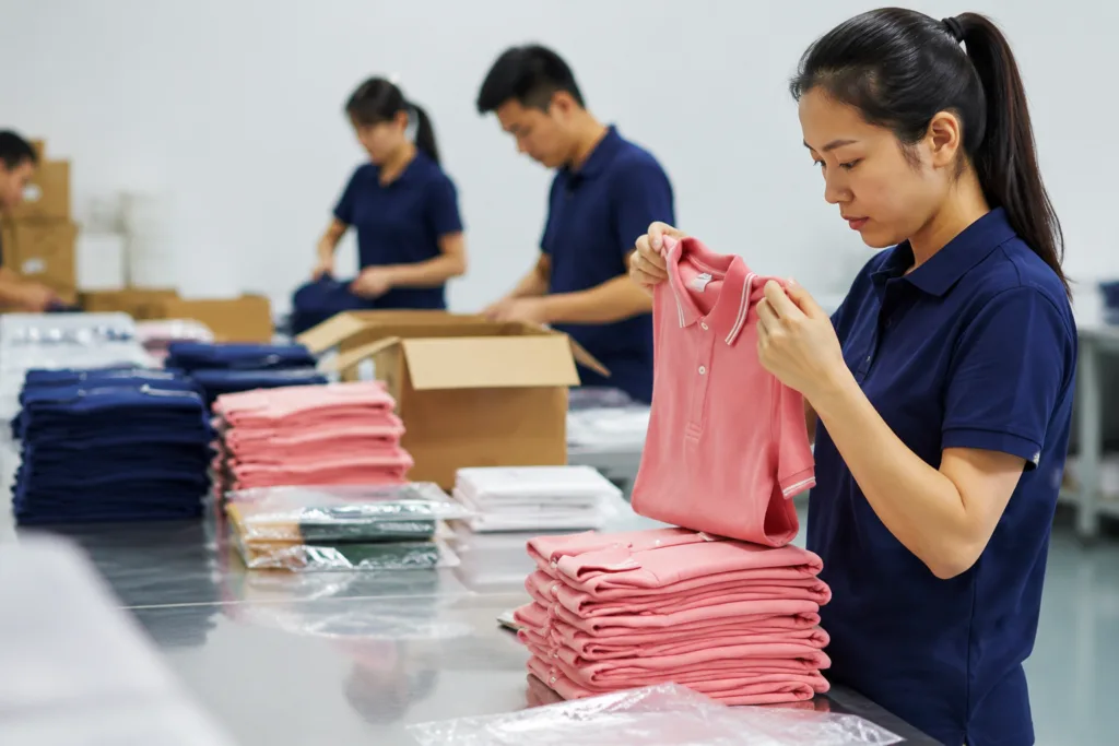 How to Choose a Polo Shirts Manufacturer for Your Brand: A Practical Guide for Brands, Wholesalers and Procurement Teams 3 bulk polo production final qc