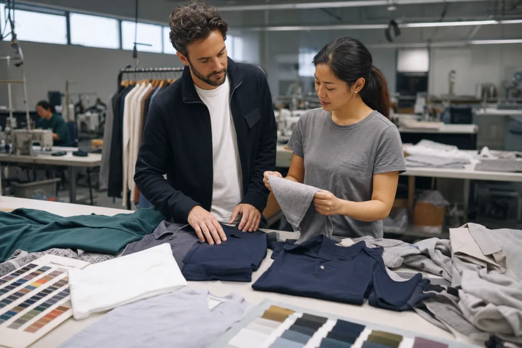 How to Plan Custom Apparel Production: Fabric, Fit, MOQ, Sampling, and Quality Control 1 custom apparel production fabric planning