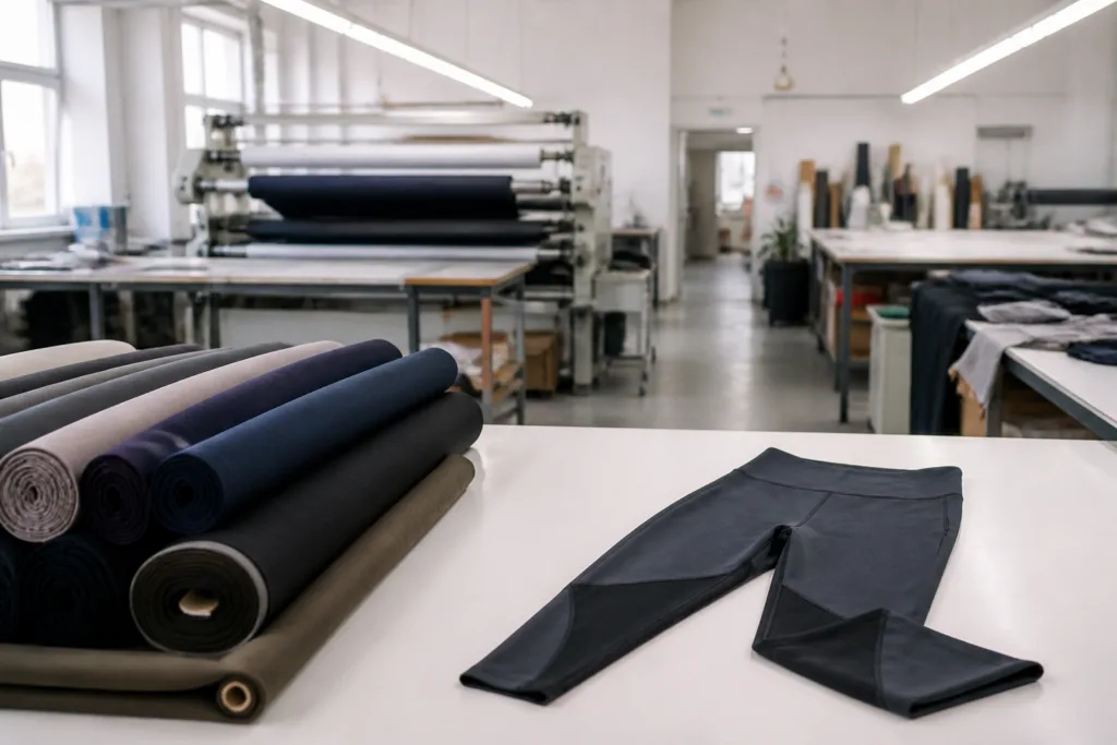 How Fitness Brands Can Nail Custom Leggings Manufacturing (Practical Guide) 1 custom leggings manufacturer fabric overview