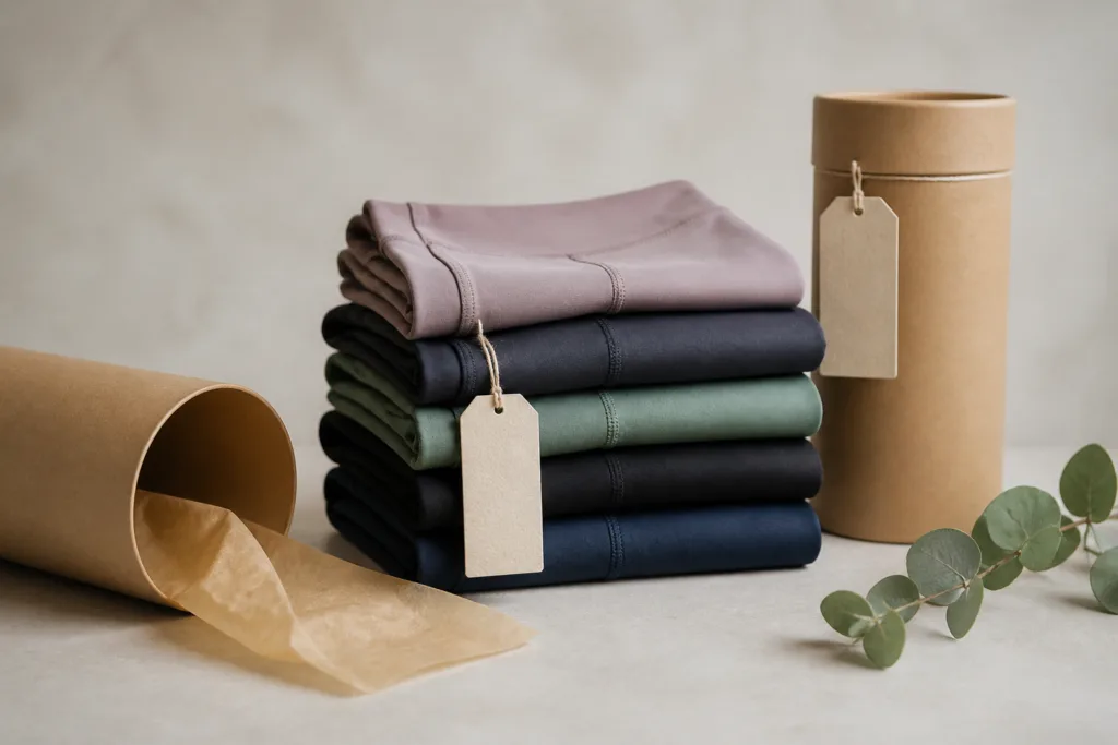How Fitness Brands Can Nail Custom Leggings Manufacturing (Practical Guide) 3 custom leggings manufacturer sustainable packaging