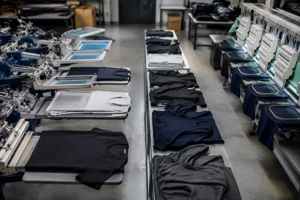 custom printing methods gymwear floor