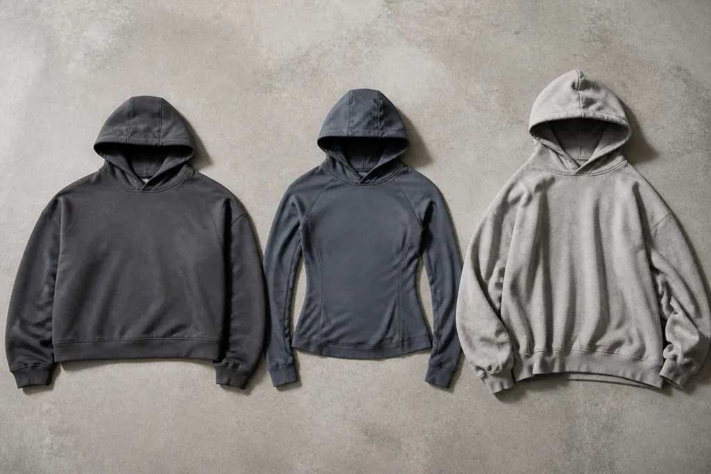 Private Label Hoodies: Practical Guidance for Fitness Brands 3 fitness hoodie fit fabric comparison