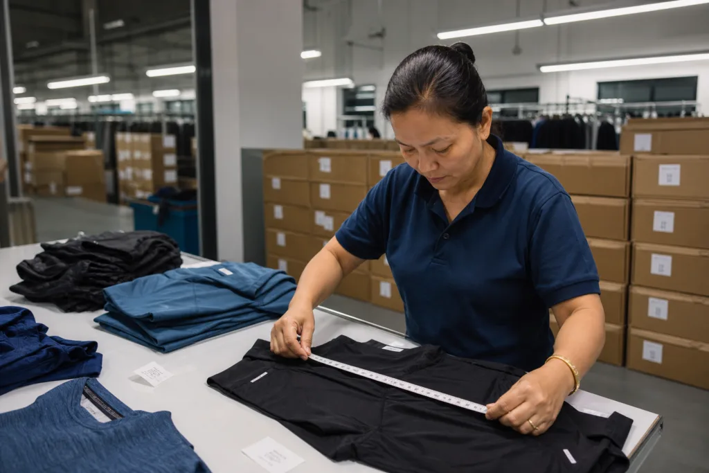 Best Countries to Source Gym Clothing in 2026: Comparing the USA, China, Portugal, and the UK for Speed, MOQ, Fabric Capability, and Cost 3 gym clothing quality control