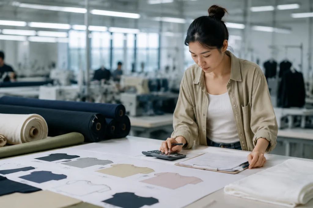 Why Low MOQ Clothing Orders Can Start at 10 Pieces—or Require 100: A Manufacturer’s Guide for Brands and Sourcing Teams 1 low moq fabric yield planning
