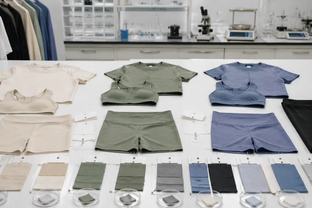 The Clear-Cut Guide to Organic Cotton Gym Clothing vs Performance Blends for Activewear Brands 2 organic performance gymwear fabric comparison