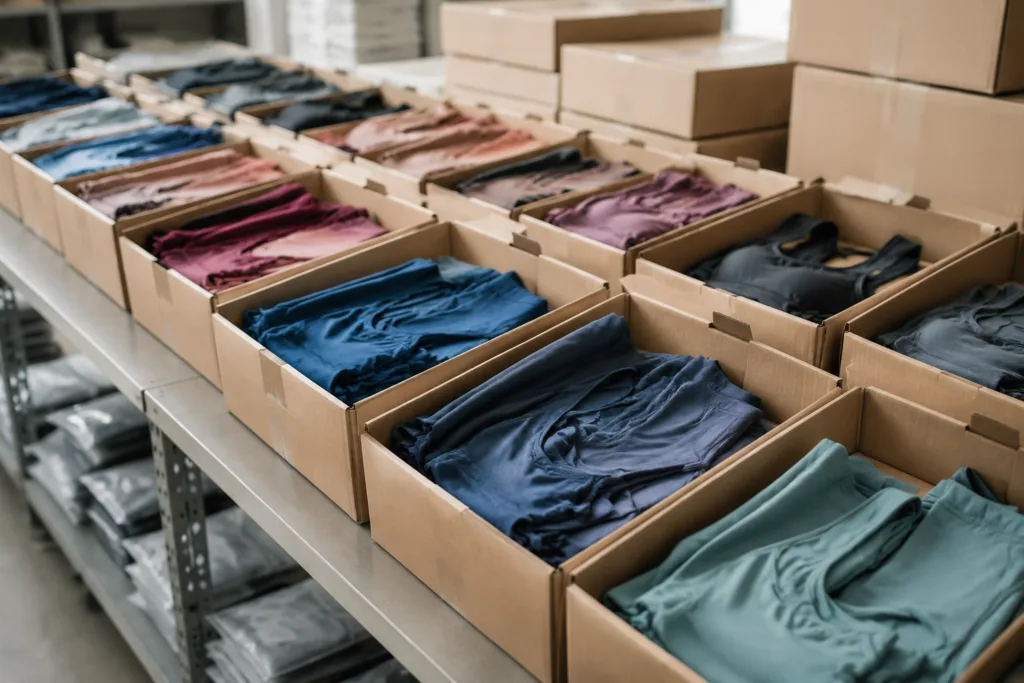How to Develop Matching Gym Sets Without Making the Collection Look Repetitive 3 packing shipping coordinated gym sets