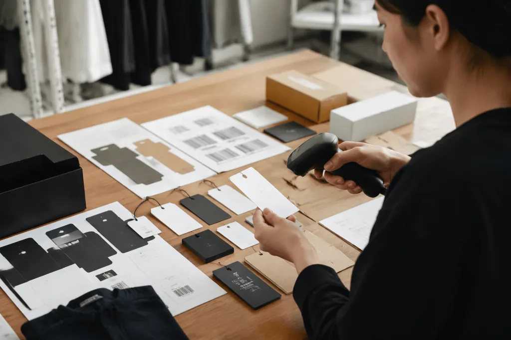 Neck Labels, Hang Tags, and Packaging: A Private Label Apparel Pre-order Checklist 2 private label checklist hang tags