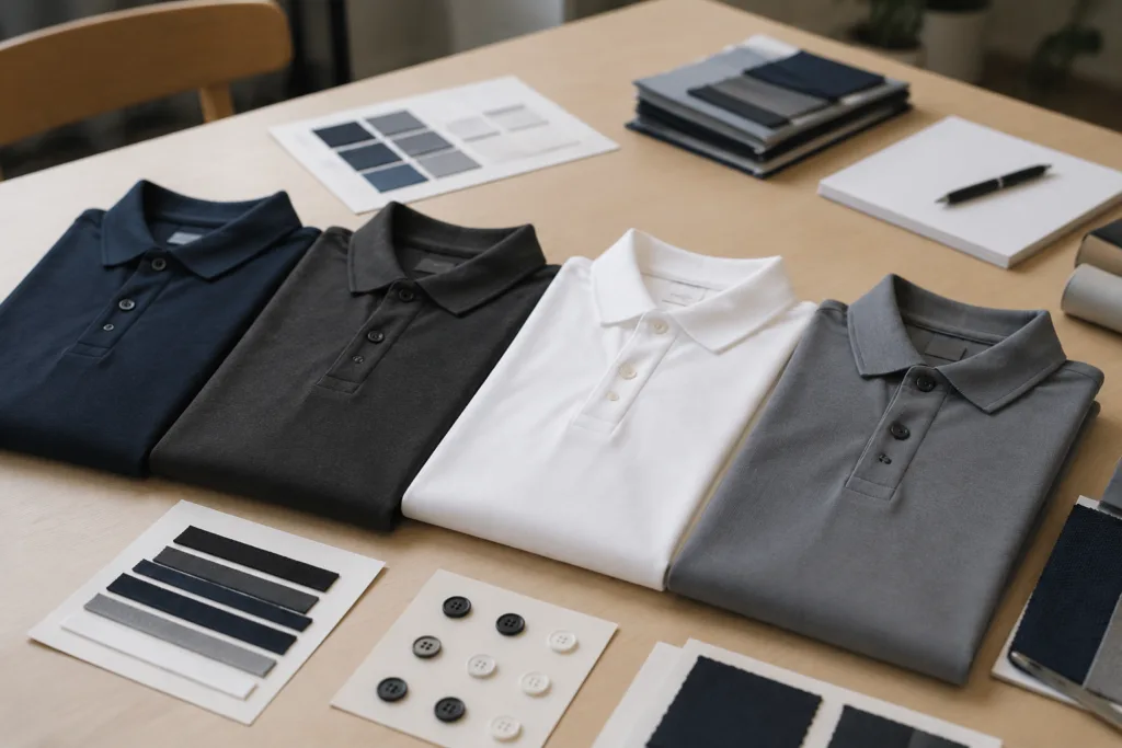 Business Casual Polos: What Makes a Polo Look More Professional? 3 professional polo color planning