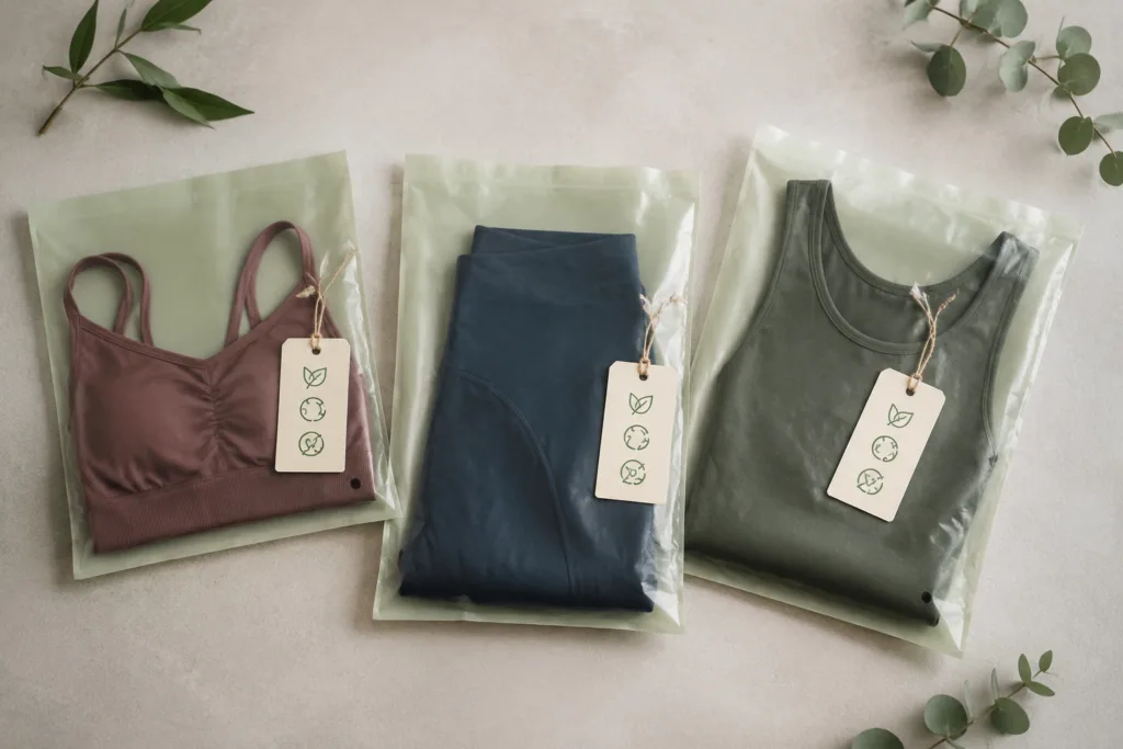 Building Your Sustainable Gym Clothing Line: Manufacturer Insights for Better Sourcing 3 sustainable gym wear packaging