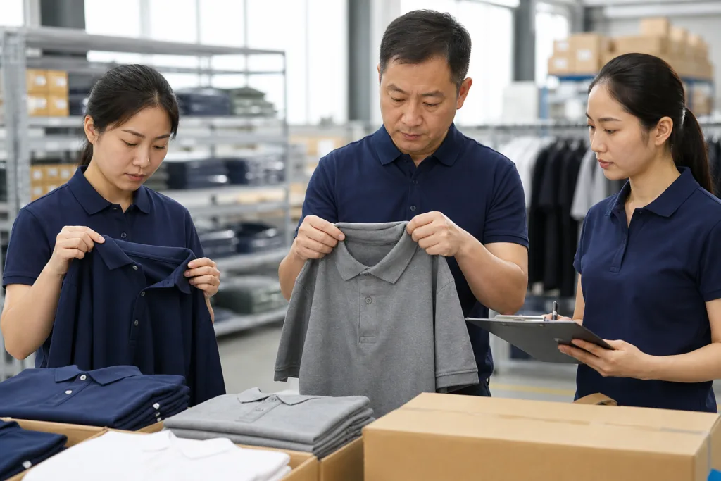Business Polo Shirts for Corporate Uniform Programs: How Companies Choose, Customize, and Source Them 3 business polo shirts quality control review
