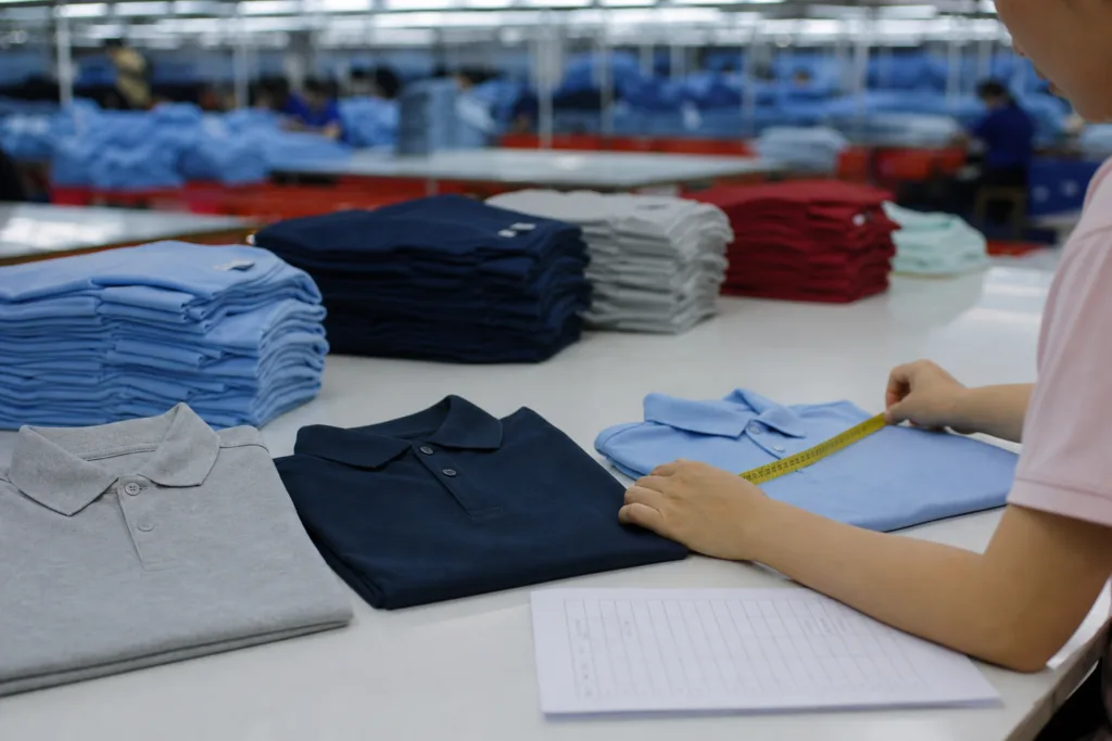 Common Polo Shirt Production Problems and How Manufacturers Prevent Them 3 final polo bulk inspection