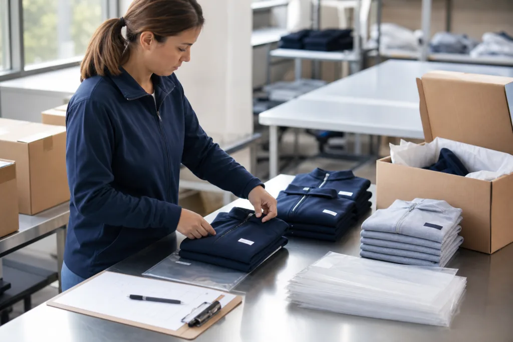 From First Private Label Order to Repeat Production: How Brands Should Improve Sales, Reorders, SKUs, Fit, and Packaging 3 packaging qc improvements reorders