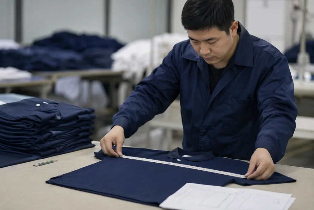 Polo Shirt Quality Checklist for Bulk Buyers: A Practical QC Guide for Consistent Mass Production 2 polo shirt quality checklist measurement check