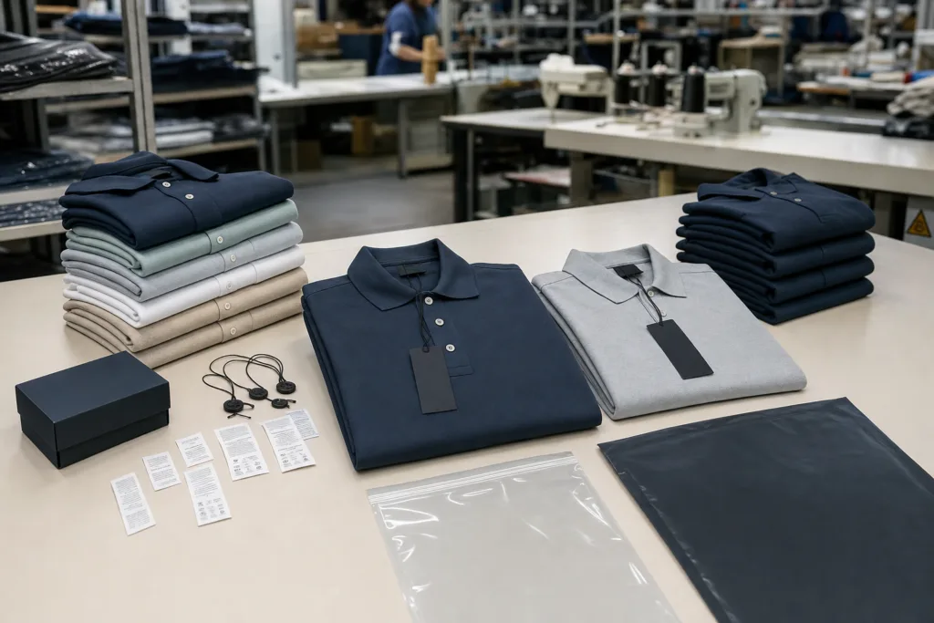 How to Customize Polo Shirts with Labels, Hangtags, and Retail Packaging for Private Label Readiness 1 private label polo label planning