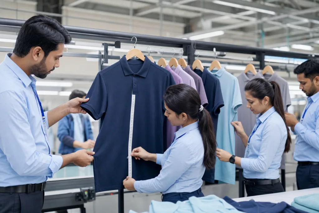 How to Build a Consistent Polo Shirt Uniform Program for Employees 3 quality inspection polo shirts employees
