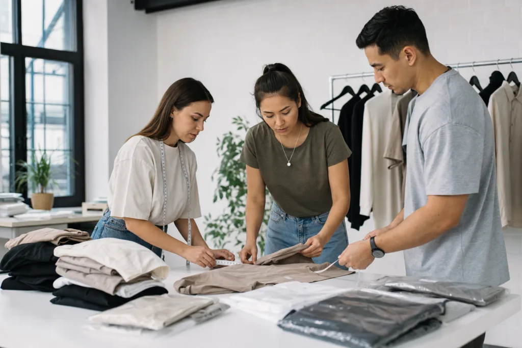 What MOQ Is Realistic for a Startup Clothing Brand? A Practical Guide to Matching Order Quantity with Customization Complexity 3 startup clothing quality control inspection