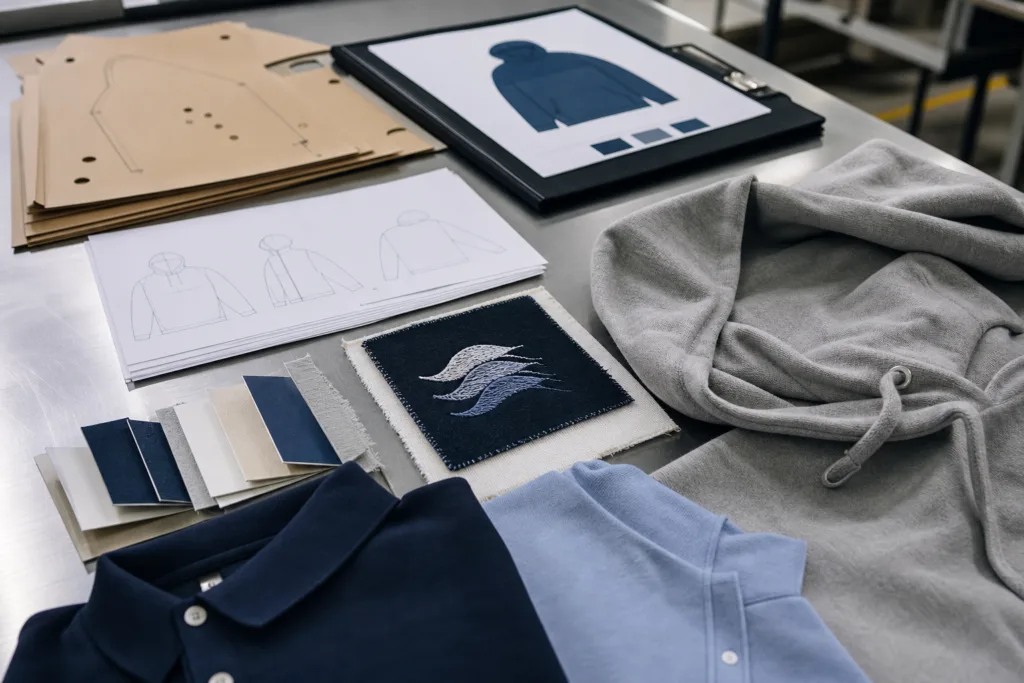 What MOQ Is Realistic for a Startup Clothing Brand? A Practical Guide to Matching Order Quantity with Customization Complexity 2 startup clothing sampling customization review