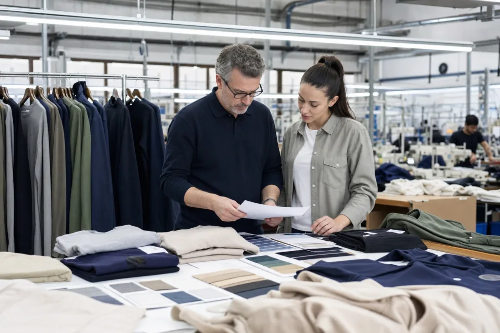 What MOQ Is Realistic for a Startup Clothing Brand? A Practical Guide to Matching Order Quantity with Customization Complexity 1 startup moq apparel production planning
