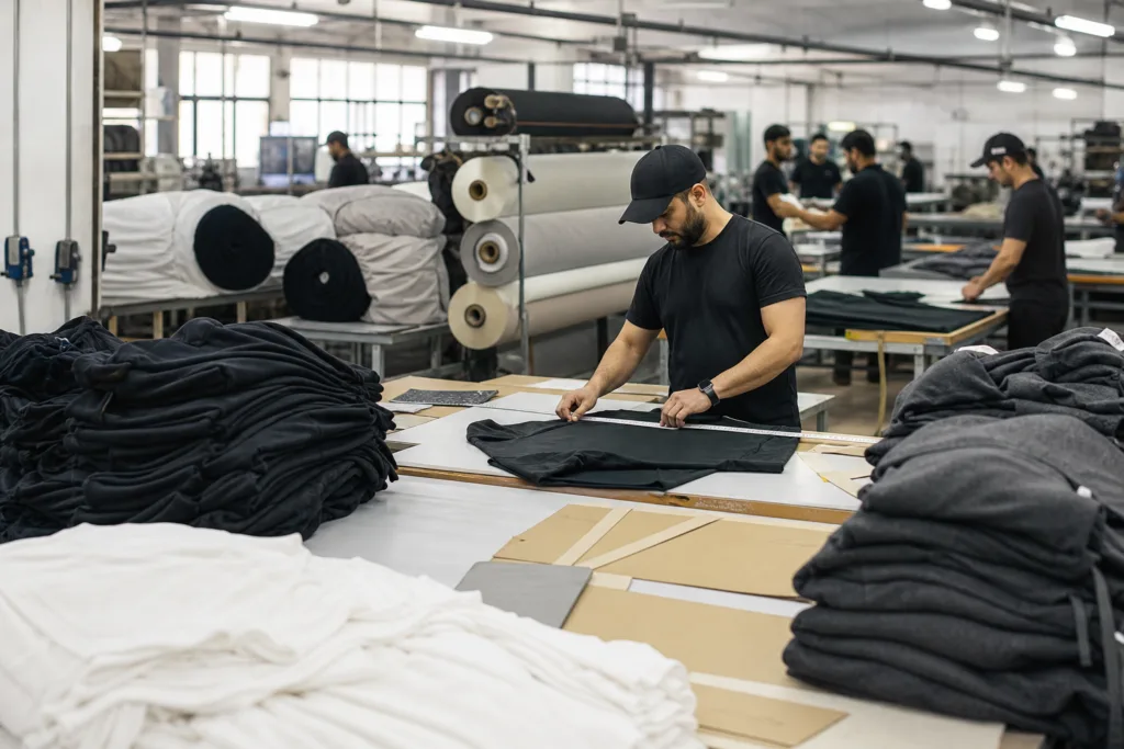 When a Startup Should Move from Low MOQ Small-Batch Apparel Production to Larger Bulk Runs 2 bulk apparel run quality control