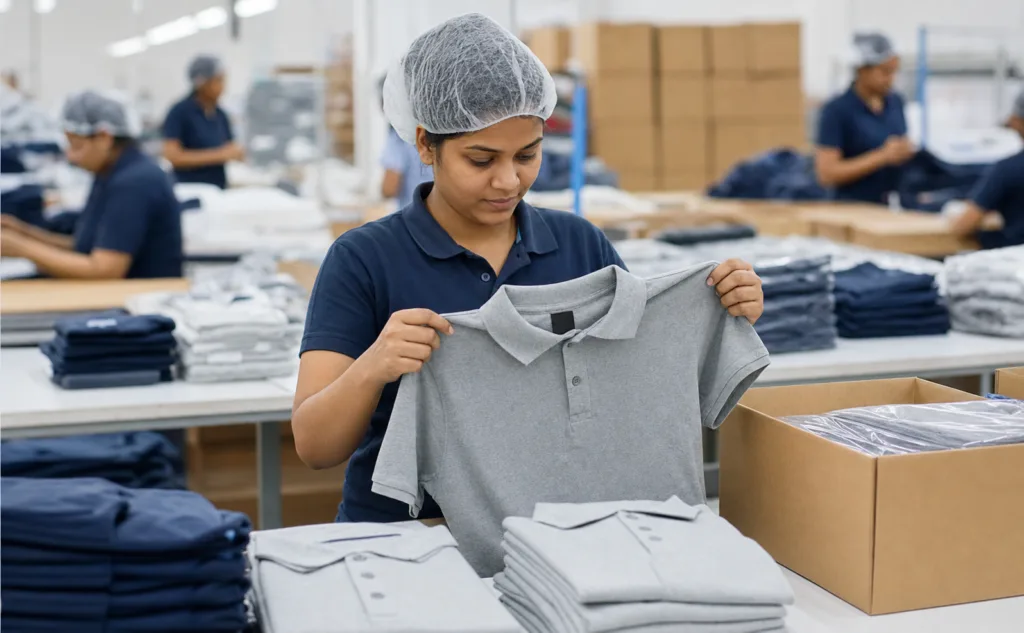 OEM Polo Shirts vs Ready-Made Polos: Which Option Is Better for Brand Building and Bulk Sourcing? 3 polo quality control bulk packing