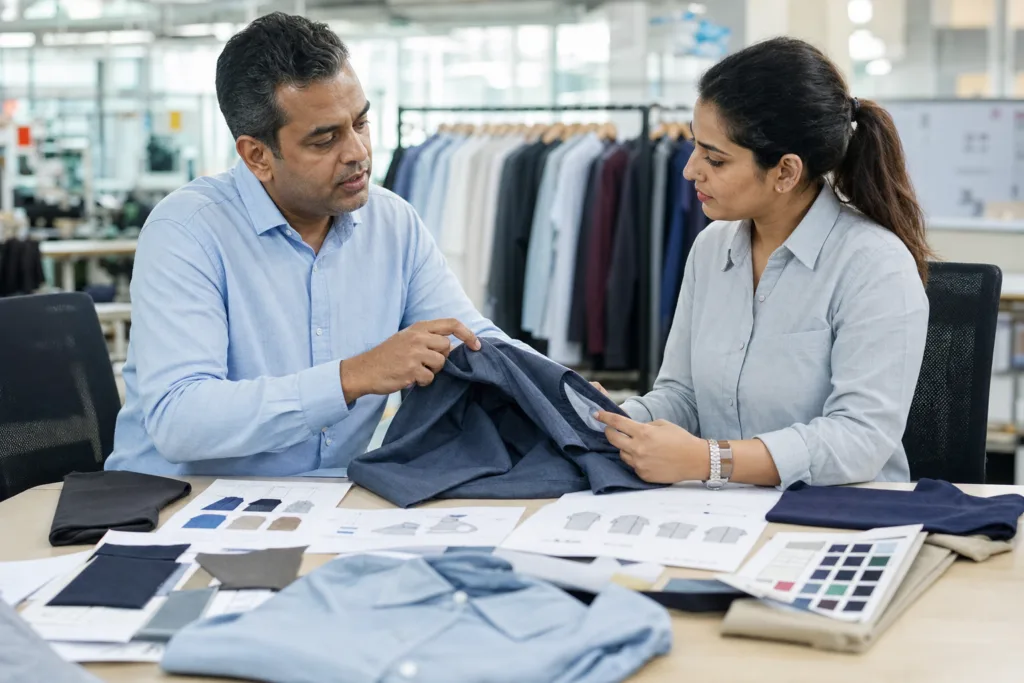 Questions to Ask a Chinese Clothing Manufacturer Before Placing an Order: A Practical Buyer Checklist 1 questions clothing manufacturer china factory meeting