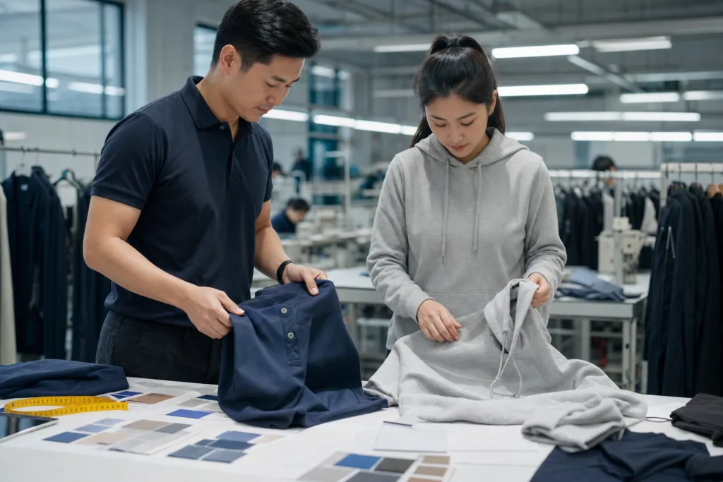 How to Reduce Risk When Ordering Custom Clothing from China 1 reduce risk custom clothing china sample review