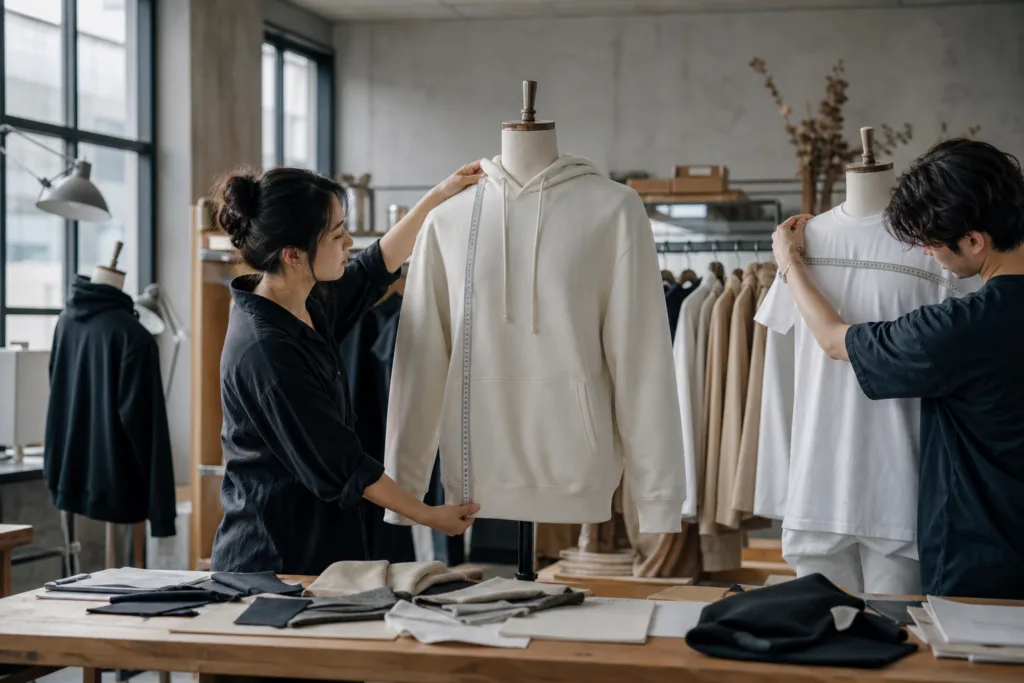 Why Sampling Is the Most Important Step for New Apparel Brands 1 startup garment sampling fit review