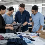 import clothing from China to Australia preparation with garment samples and shipping documents