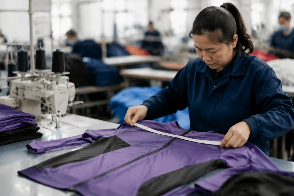 Domestic vs Overseas Clothing Manufacturers: How Brands Should Decide Based on Cost, MOQ, Communication, Lead Time, and Supply Chain Flexibility 2 apparel quality control manufacturing route