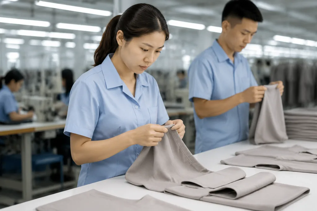 What Makes a Clothing Manufacturer a Long-Term Partner, Not Just a Supplier? Key Factors Behind Lasting Apparel Relationships 2 long term clothing manufacturer partner quality control