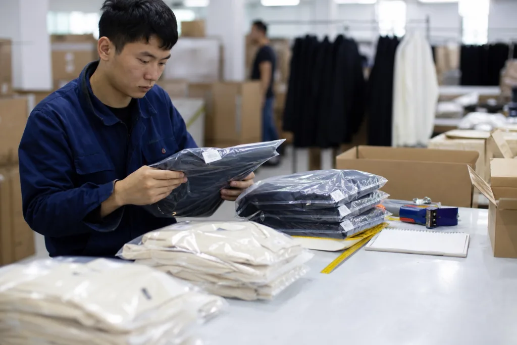 pre shipment clothing inspection packing