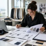 Apparel manufacturing article planning with fabric and garment specifications