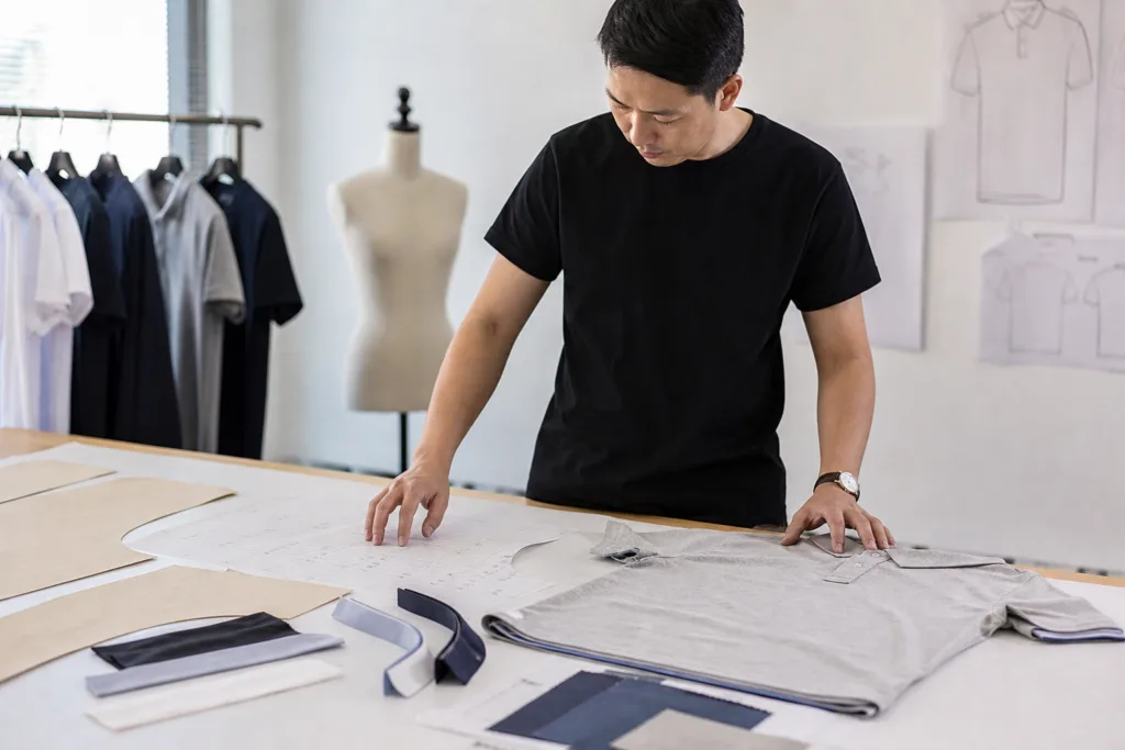 Polo Shirt Apparel Manufacturing Planning for B2B Buyers 2 apparel manufacturing polo pattern development