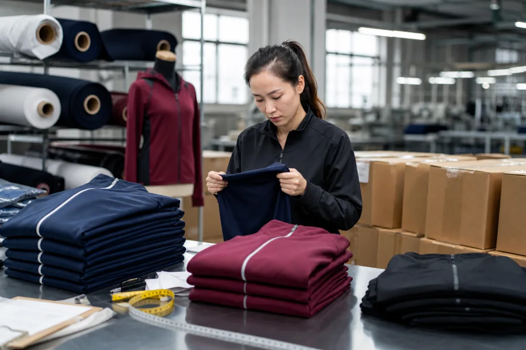 custom clothing manufacturing bulk quality control