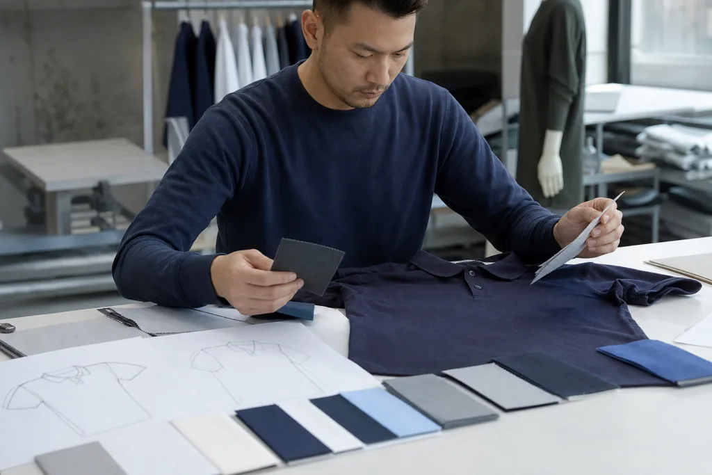 custom clothing manufacturing fabric product planning